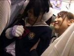 痴漢OK娘 レズスペシャル 2 満員電車に乗りあわせた極上女子校生をキスで興奮させろ 【2/2】