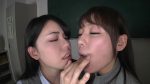 唾液・鼻汁ごっくんレズ